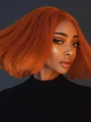 Hair Power LYN—Pumpkin Spice Bob